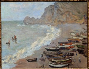 Etretat: la spiaggia e la porta d