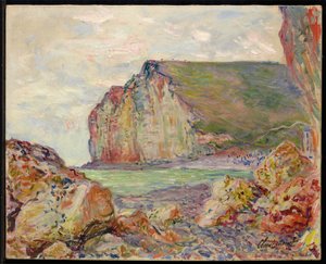 Scogliere delle Petites-Dalles da Claude Monet