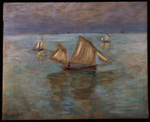 Barche da Pesca a Pourville da Claude Monet