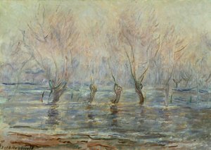 Inondazione a Giverny, c.1896 da Claude Monet