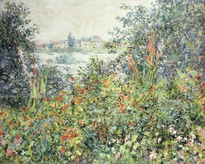 Fiori a Vetheuil, 1881 da Claude Monet