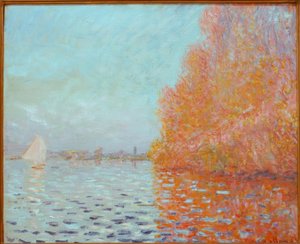 Paesaggio fluviale, autunno da Claude Monet