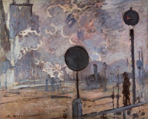Gare Saint Lazare (Le Signal) da Claude Monet