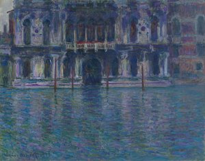German: Der Palazzo Contarini Le Palais Contarini da Claude Monet
