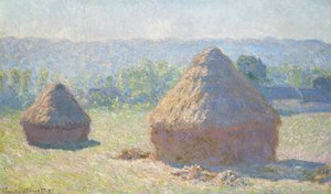 Covone al sole della sera da Claude Monet