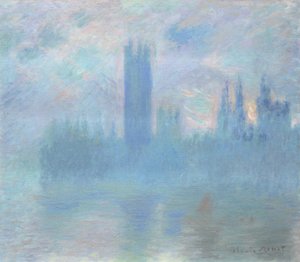 Palazzo del Parlamento, Londra, 1900-01 da Claude Monet