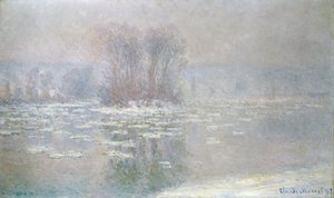 Ghiaccio a Bennecourt, 1898 da Claude Monet