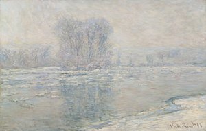 Ghiaccio, effetto bianco da Claude Monet