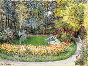 Nel giardino, 1875 da Claude Monet