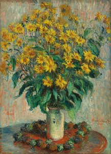 Fiori di topinambur da Claude Monet