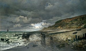La Pointe de la Hève a bassa marea da Claude Monet
