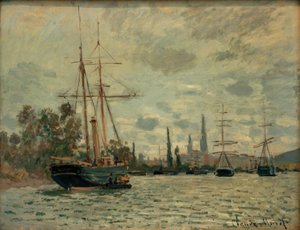 La Senna a Rouen da Claude Monet