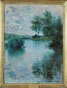 La Senna a Vetheuil (olio su tela) da Claude Monet