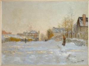 La neve ad Argenteuil da Claude Monet