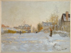 Neve ad Argenteuil (olio su tela)