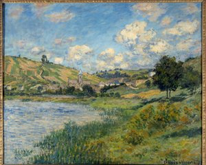 Paesaggio. Vetheuil. Dipinto di Claude Monet (1840-1926) da Claude Monet