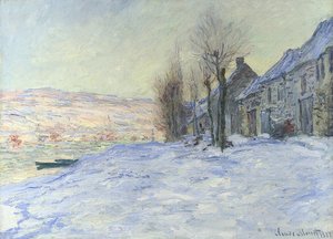Lavacourt sotto la neve. Circa 1878-81 da Claude Monet