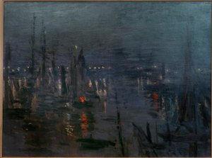 Il porto di Le Havre, effetto notte da Claude Monet