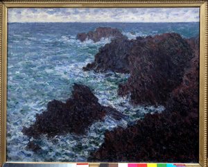 Les Roches de Belle Ile, la costa selvaggia da Claude Monet