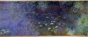Le ninfee: mattino. Dettaglio. Dipinto di Claude Monet (1840-1926) 1914-1926. Parigi, Museo dell