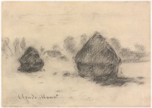 Monet - Cataste di grano, 1891, 2013.986 da Claude Monet