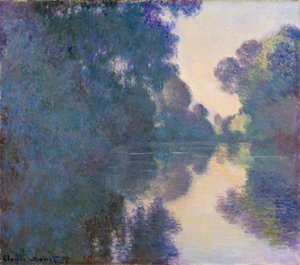 Mattina sulla Senna vicino a Giverny da Claude Monet