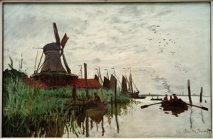 Mulino a Zaandam da Claude Monet