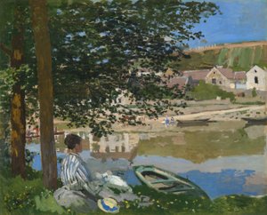 Sulla riva della Senna, Bennecourt da Claude Monet