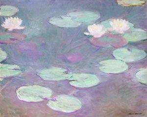Ninfee rosa da Claude Monet