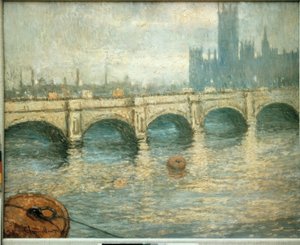 Ponte sul Tamigi da Claude Monet