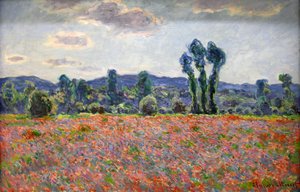 Campo di papaveri, 1887 da Claude Monet