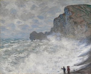 Tempo burrascoso a Étretat