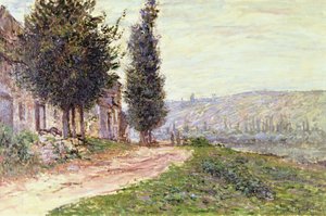 Riva del fiume a Lavacourt, 1879 da Claude Monet