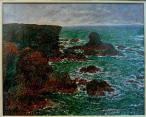 Roccia del Leone, Belle-Ile-en-Mer da Claude Monet