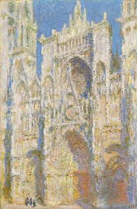 Cattedrale di Rouen, Facciata Ovest, Luce del Sole da Claude Monet