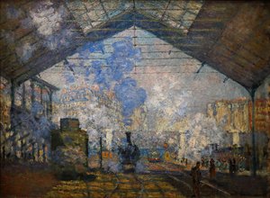Stazione di Saint-Lazare da Claude Monet