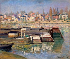 Senna ad Asnières, 1873 da Claude Monet