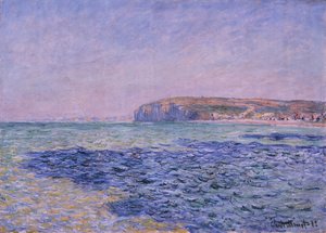 Ombre sul mare. Le scogliere a Pourville, 1882 da Claude Monet