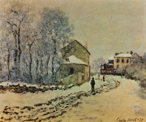 Neve ad Argenteuil da Claude Monet