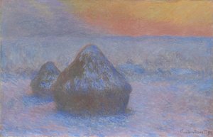 Covoni di grano da Claude Monet