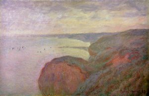 Scogliere ripide vicino a Dieppe, 1897 da Claude Monet