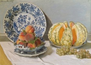 Natura morta con melone da Claude Monet