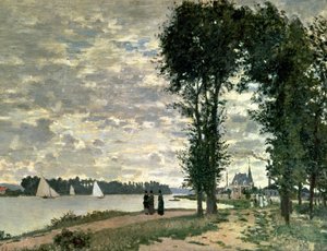 Le Rive della Senna ad Argenteuil, 1872 da Claude Monet