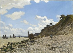 La Spiaggia di Honfleur, 1864-1866 da Claude Monet
