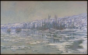La rottura del ghiaccio (La Débâcle o Les Glaçons) da Claude Monet