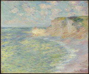 La scogliera sopra, 1885 da Claude Monet