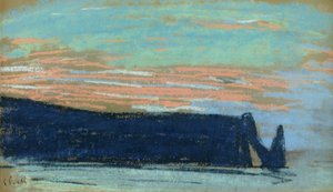 La scogliera di Etretat, c.1885