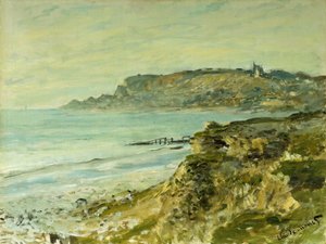 Le scogliere di Sainte-Adresse, 1873 da Claude Monet
