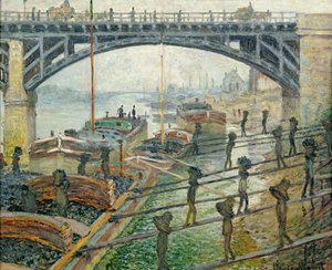 I lavoratori del carbone da Claude Monet