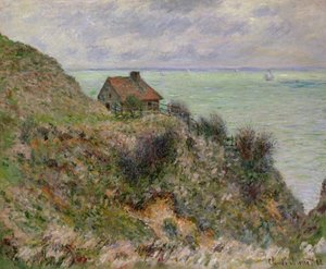 La Capanna degli Ufficiali Doganali a Pourville, 1882 da Claude Monet